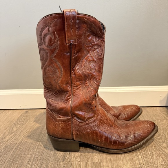 Dan Post Other - Dan Post Mens DP26636 Ostrich Leg Cowboy Western Boots Size 12